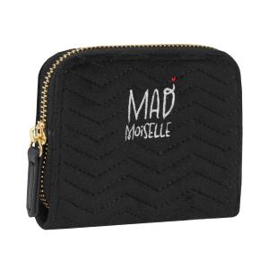 ZIPPY PORTAFOGLIO NERO IN VELLUTO