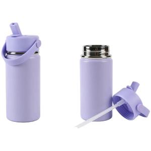 BORRACCIA BOTTIGLIA TERMICA 400 ML CON MANICO LILLA