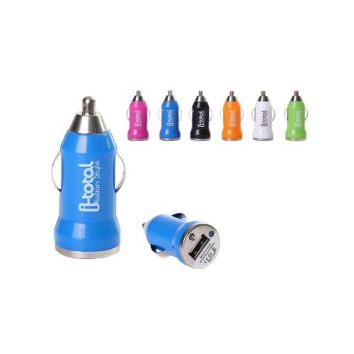 CARICATORE USB PER AUTO ASSORT.