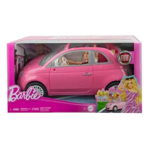 BARBIE BAMBOLA E AUTO FIAT 500 ROSA