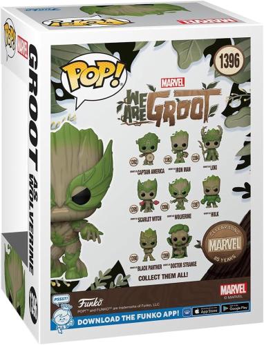 FUNKO POP - MARVEL 85TH WE ARE GROOT AS WOLVERINE 1396