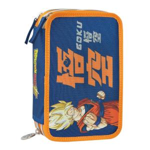 ASTUCCIO 3 ZIP CORREDO DRAGON BALL SUPER SAYAN