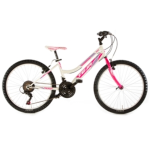 BICICLETTA 24 MTB MOUNTAIN BIKE DONNA  MERCURY 21V BIANCA/FUXIA