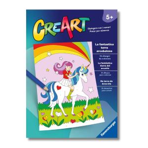 CREART: ALBUM DA COLORARE LA FANTASTICA TERRA ARCOBALENO