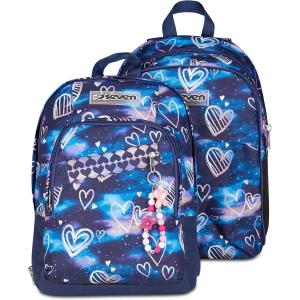 ZAINO DUAL DETACH SEVEN GLOOMY HEART SCOMPONIBILE 2 IN 1