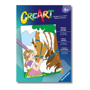 CREART: ALBUM DA COLORARE TENERI CAVALLI