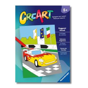 CREART: ALBUM DA COLORARE RUGGENTI VEICOLI