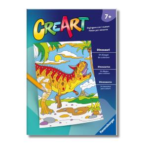 CREART: ALBUM DA COLORARE DINOSAURI