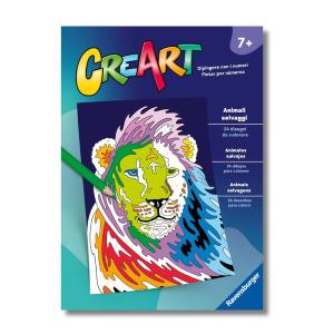 CREART: ALBUM DA COLORARE ANIMALI SELVAGGI