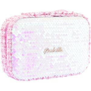 GIRABRILLA PORTAGIOIE CON PAILLETTES BIANCO