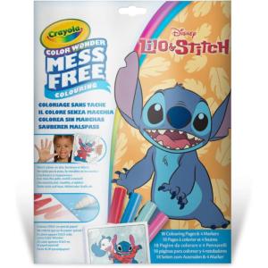 COLORING SET COLOR WONDER LILO & STITCH 18 PAGINE DA COLORARE E 4 PENNARELLI SENZA MACCHIA