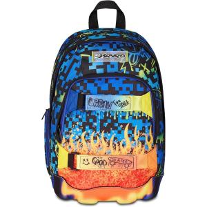 ZAINO DUAL SEVEN SCRIBBLED FLAME