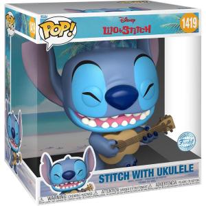 FUNKO POP - BIG 25CM LILO & STITCH STITCH W/UKULELE 1419