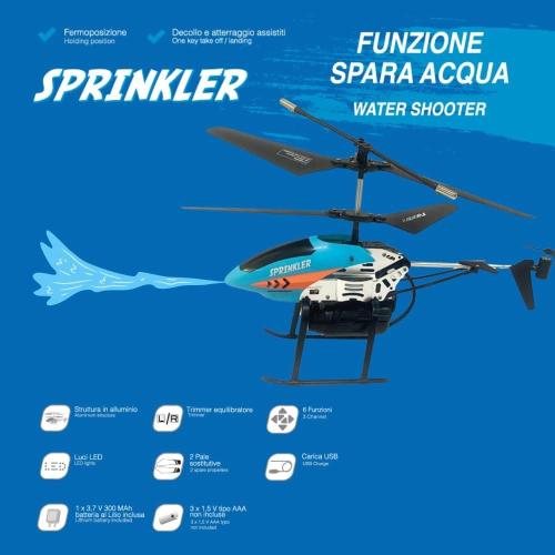 RADIOFLY - SPRINKLER ELICOTTERO RC ANTI INCENDIO