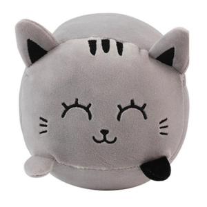 CUSCINO PELUCHE PICCOLO GATTO GRIGIO