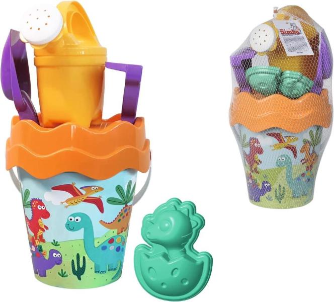 SET MARE CON SECCHIELLO E ACCESSORI DINOSAURI