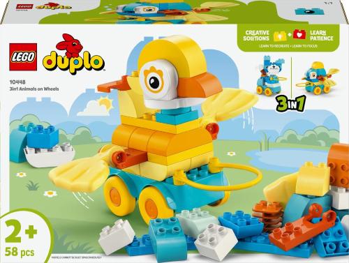 LEGO DUPLO TOWN - ANIMALI SU RUOTE 3 IN 1