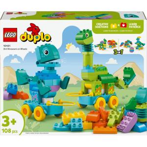 LEGO DUPLO TOWN - DINOSAURI SU RUOTE 3 IN 1