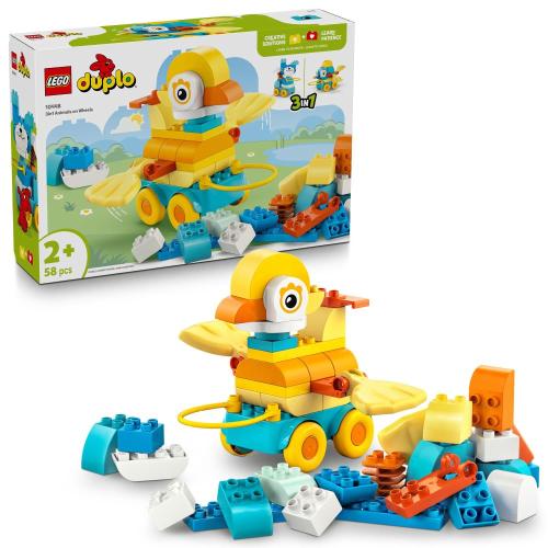 LEGO DUPLO TOWN - ANIMALI SU RUOTE 3 IN 1