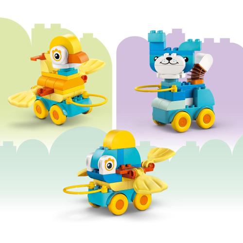 LEGO DUPLO TOWN - ANIMALI SU RUOTE 3 IN 1