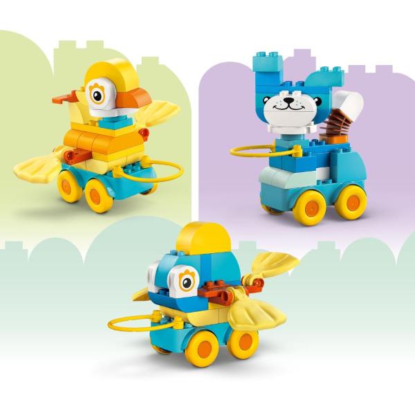 LEGO DUPLO TOWN - ANIMALI SU RUOTE 3 IN 1