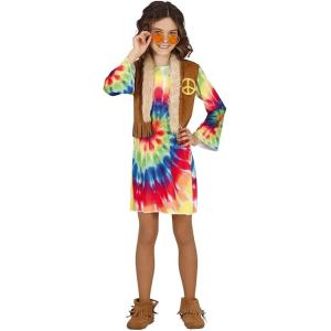 COSTUME HIPPIE TAGLIA 5-6 ANNI