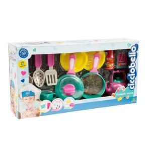CICCIOBELLO SET CUCINA PIATTINI E PENTOLINI