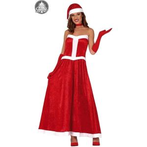COSTUME MAMMA NATALE ADULTA TAGLIA L 42 44