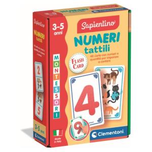 MONTESSORI FLASHCARD NUMERI TATTILI
