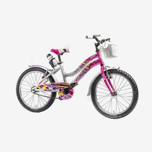 BICICLETTA 20 MTB 6 VELOCITÀ MOON - BIANCA/FUCSIA