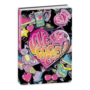DIARIO AGENDA 10M DATATO # CARTOTECNICA SJ GANG GIRL - LOVE FOREVER