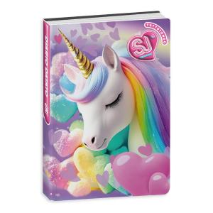 DIARIO AGENDA 10M DATATO # CARTOTECNICA SJ GANG GIRL - UNICORNO