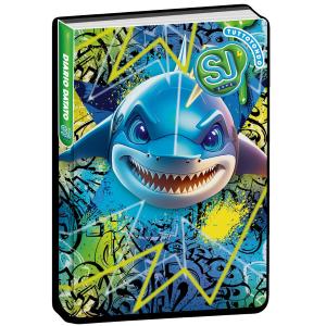 DIARIO AGENDA 10 MESI DATATO SJ GANG CARTOTECNICA ANIMALI BOY - SQUALO SHARKSTORY
