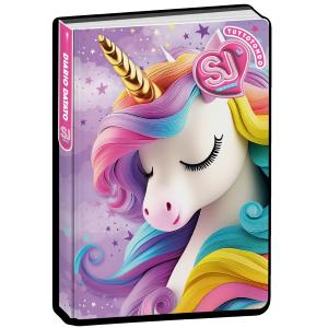 DIARIO AGENDA 10 MESI DATATO SJ GANG CARTOTECNICA ANIMALI GIRL - UNICORNO