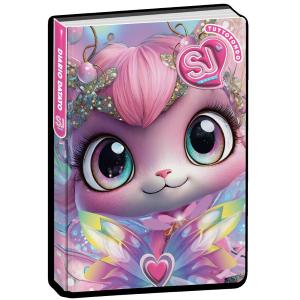 DIARIO AGENDA 10 MESI DATATO SJ GANG CARTOTECNICA ANIMALI GIRL - GATTINO ROSA