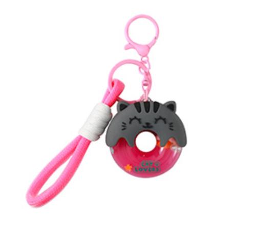 PORTACHIAVI DONUT GATTINO GRIGIO - XL3075A