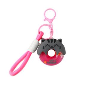 PORTACHIAVI DONUT GATTINO GRIGIO - XL3075A