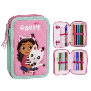 ASTUCCIO 2 ZIP GABBY'S DOLLHOUSE CON ACCESSORI
