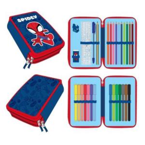 ASTUCCIO 2 ZIP SPIDEY CON ACCESSORI 