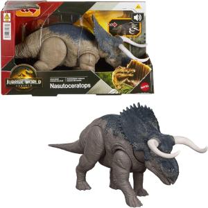JURASSIC WORLD REBIRTH RUGGITO SELVAGGIO WILD ROAR NASUTOCERATOPS - JLD52