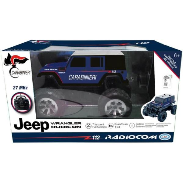 RADIOCOM - CARABINIERI JEEP WRANGLER AUTO RC 1:24