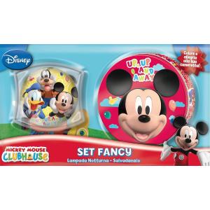 SET REGALO FANCY TOPOLINO MICKEY MOUSE - 30911 LAMPADA E SALVADANIO