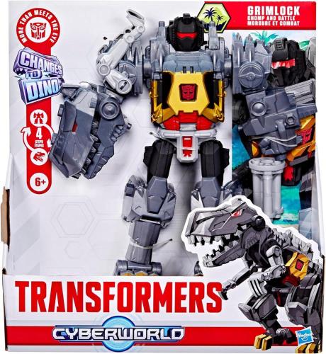 TRANSFORMERS CYBERWORLD GRIMLOCK DIVORA E COMBATTI