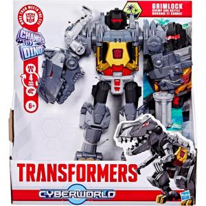 TRANSFORMERS CYBERWORLD GRIMLOCK DIVORA E COMBATTI