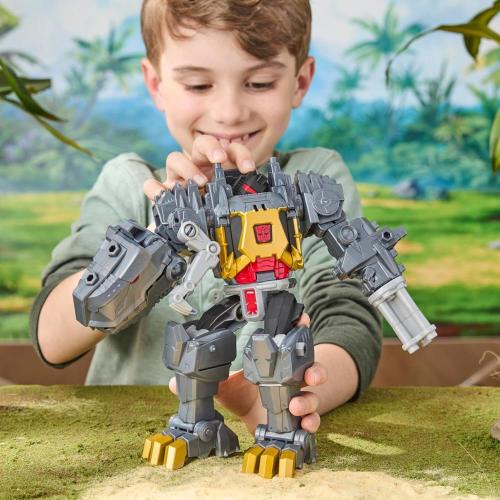 TRANSFORMERS CYBERWORLD GRIMLOCK DIVORA E COMBATTI