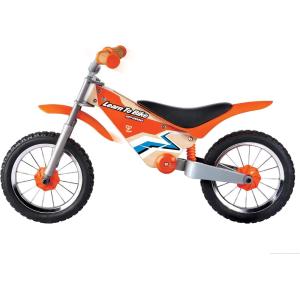 BICICLETTA PEDAGOGICA BALANCE BIKE MOTOCROSS ARANCIONE
