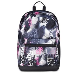 ZAINO REVERSIBILE GRS CON CUFFIE WIRELESS SEVEN GRAY SHADOW GRIGIO/ROSA