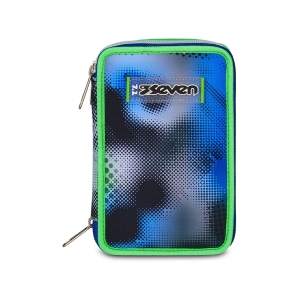 ASTUCCIO 3 ZIP SEVEN WRITE DOWN BLU