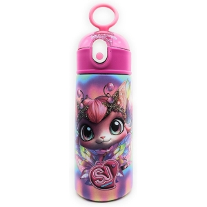 BORRACCIA BOTTIGLIA TERMICA ANIMALI SJ GANG GIRL - CAT LED