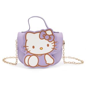 BORSA A MANO LILLA HELLO KITTY